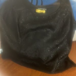 Beautiful lace overlay designer top size 10 Camisole tank sparkly